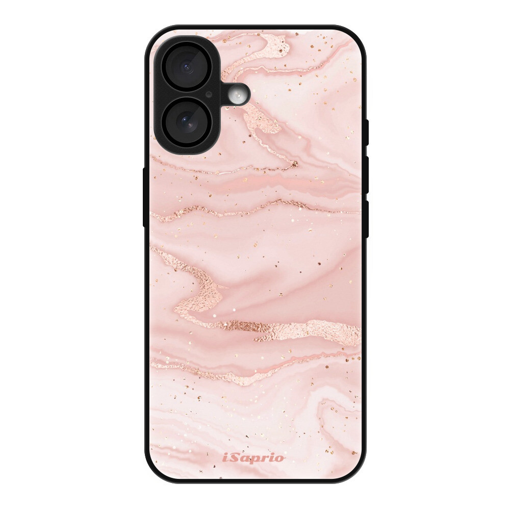 Lesklé puzdro MagSafe iSaprio - RoseGold Marble 10 - iPhone 16