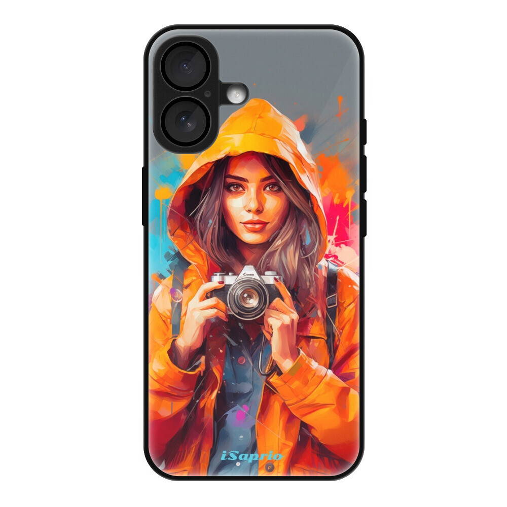Lesklé puzdro MagSafe iSaprio - Girl with Camera - iPhone 16