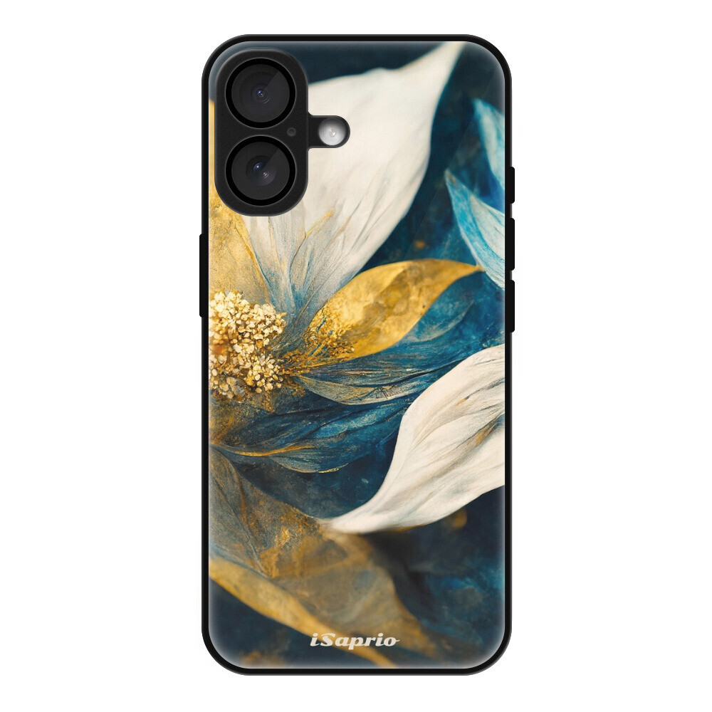 Lesklé puzdro MagSafe iSaprio - Gold Petals - iPhone 16