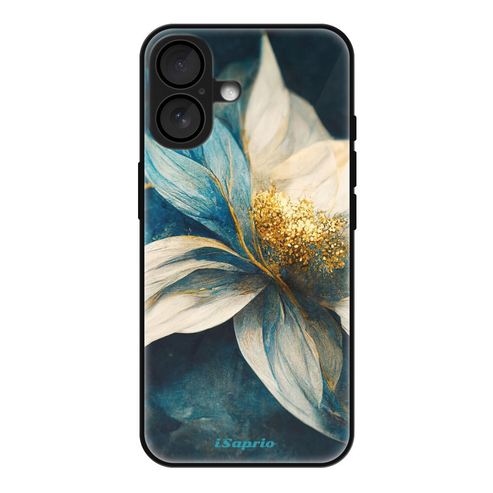 Lesklé puzdro MagSafe iSaprio - Blue Petals - iPhone 16