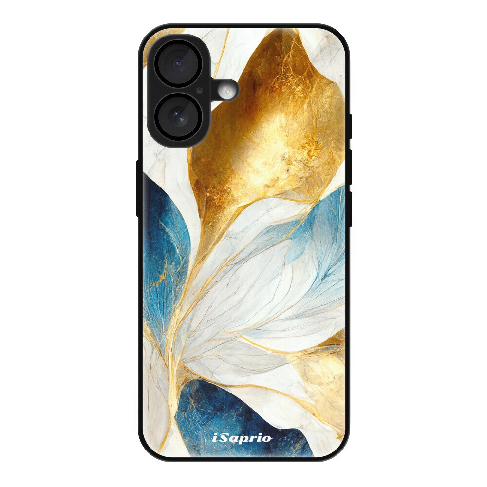 Lesklé puzdro MagSafe iSaprio - Blue Leaves - iPhone 16