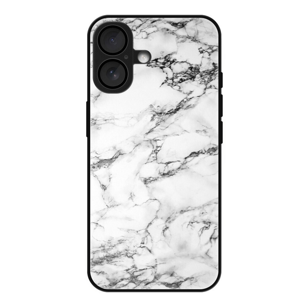 Lesklé puzdro MagSafe iSaprio - White Marble 01 - iPhone 16