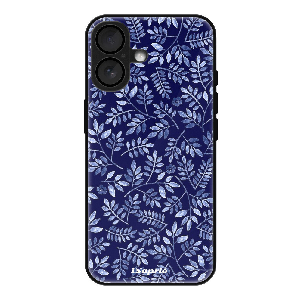 Lesklé puzdro MagSafe iSaprio - Blue Leaves 05 - iPhone 16