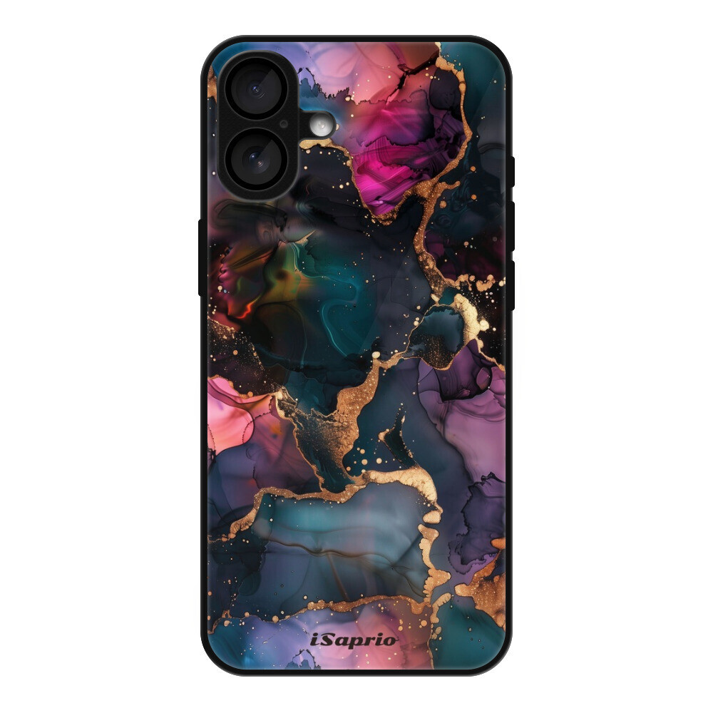 Lesklé puzdro MagSafe iSaprio - Dark Marble 10 - iPhone 16 Plus