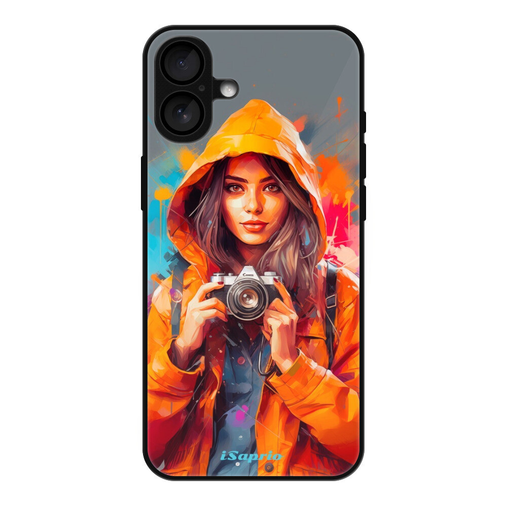 Lesklé puzdro MagSafe iSaprio - Girl with Camera - iPhone 16 Plus