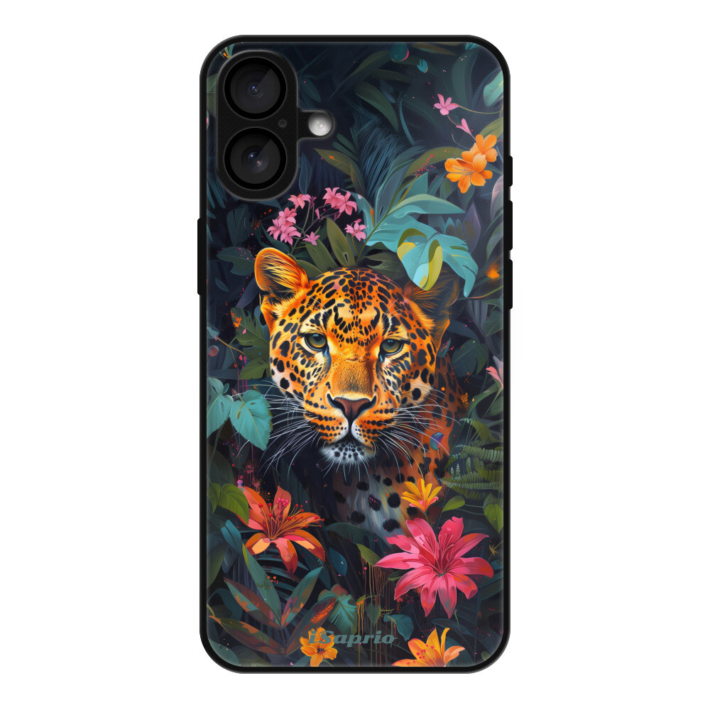 Lesklé puzdro MagSafe iSaprio - Flower Jaguar - iPhone 16 Plus