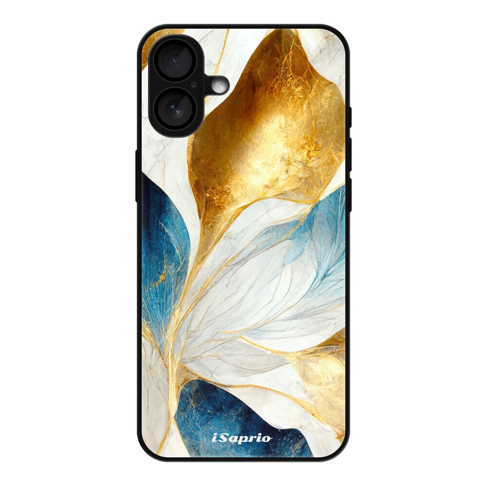 Lesklé puzdro MagSafe iSaprio - Blue Leaves - iPhone 16 Plus