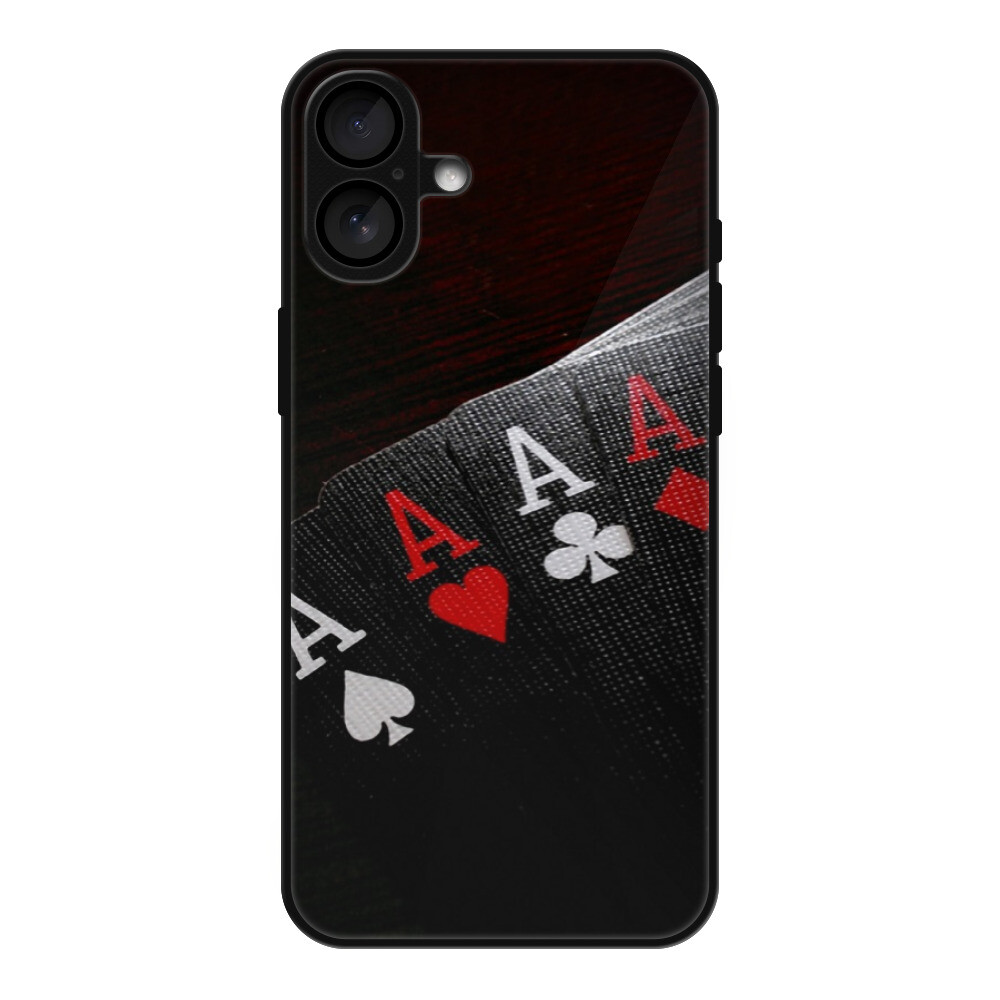 Lesklé puzdro MagSafe iSaprio - Poker - iPhone 16 Plus