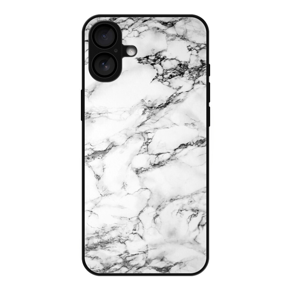 Lesklé puzdro MagSafe iSaprio - White Marble 01 - iPhone 16 Plus