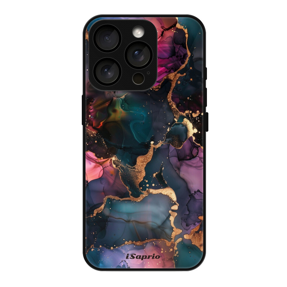 Lesklé puzdro MagSafe iSaprio - Dark Marble 10 - iPhone 16 Pro