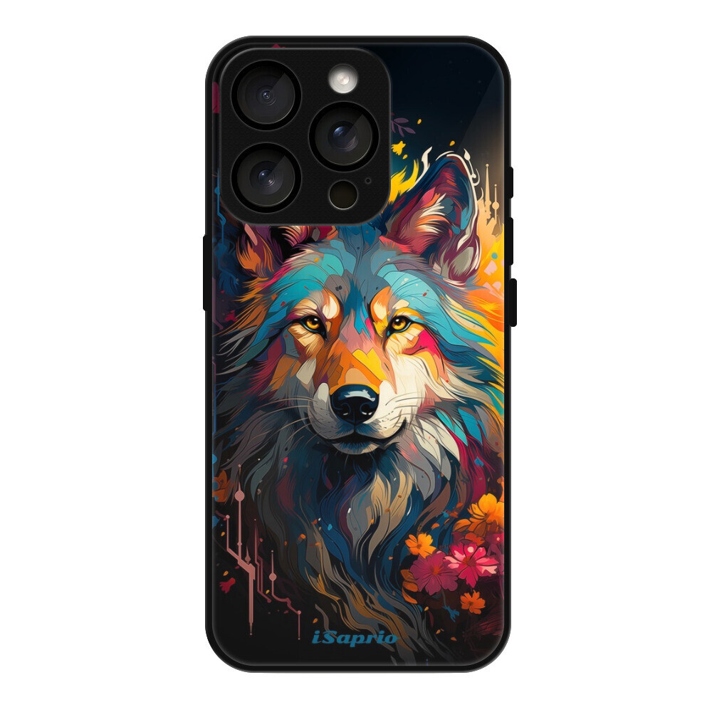 Lesklé puzdro MagSafe iSaprio - Mysterious Wolf - iPhone 16 Pro