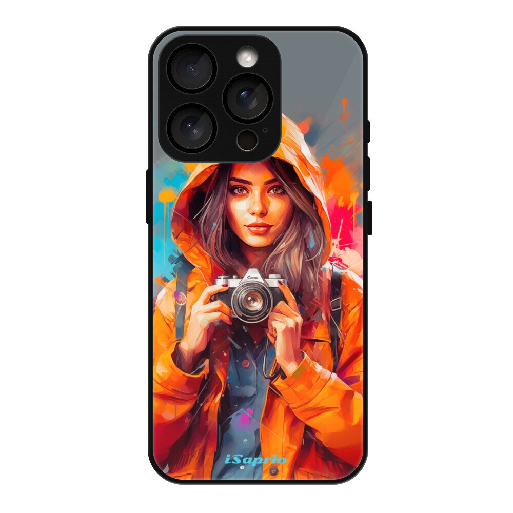 Lesklé puzdro MagSafe iSaprio - Girl with Camera - iPhone 16 Pro