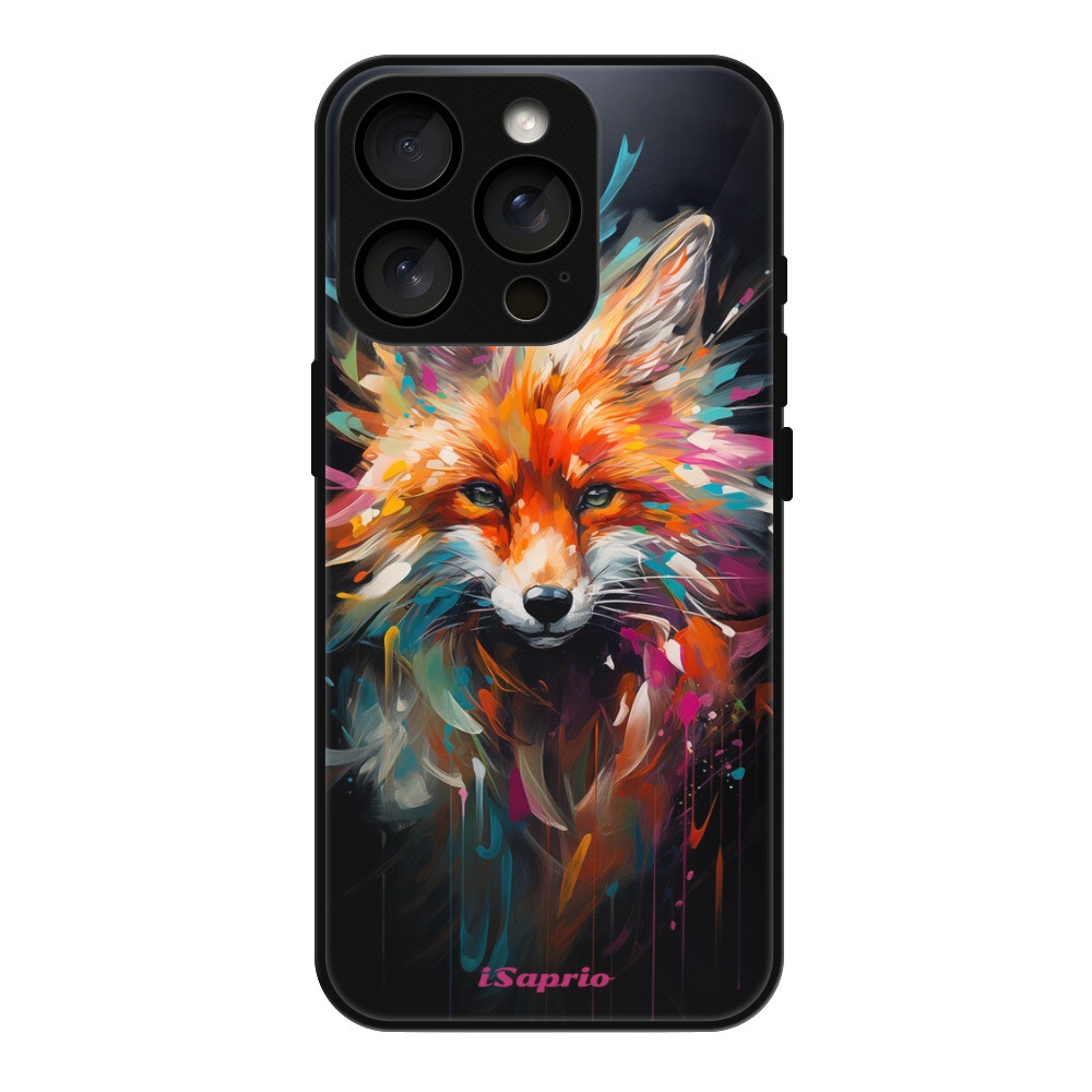 Lesklé puzdro MagSafe iSaprio - Neon Fox - iPhone 16 Pro