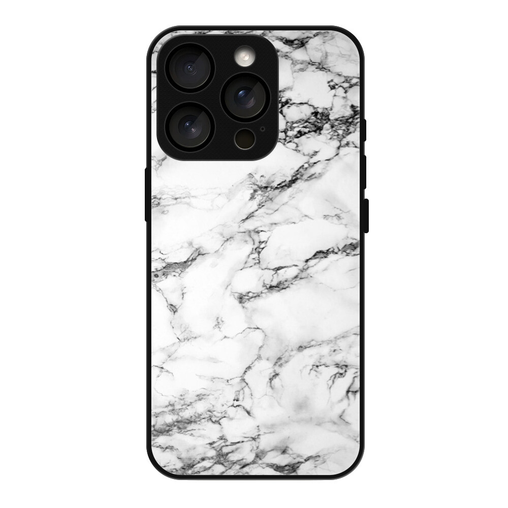Lesklé puzdro MagSafe iSaprio - White Marble 01 - iPhone 16 Pro