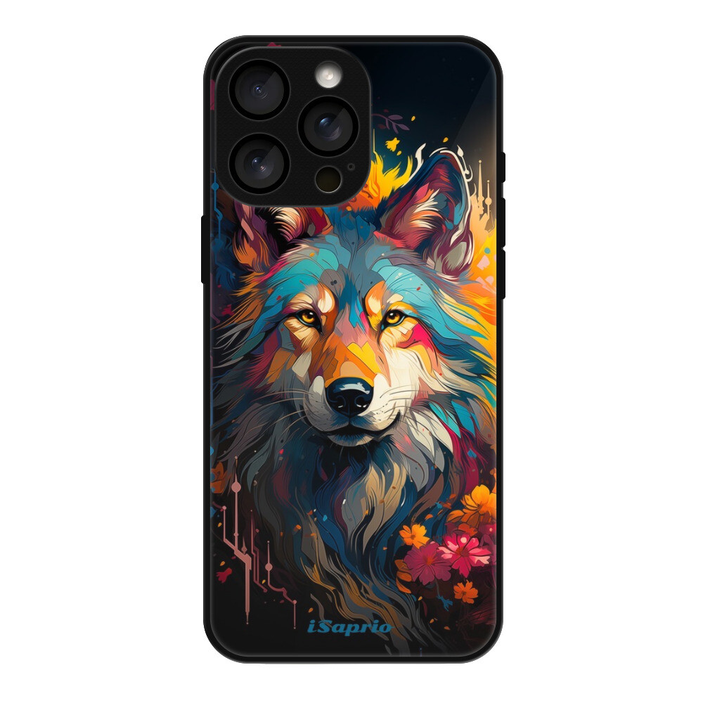 Lesklé puzdro MagSafe iSaprio - Mysterious Wolf - iPhone 16 Pro Max