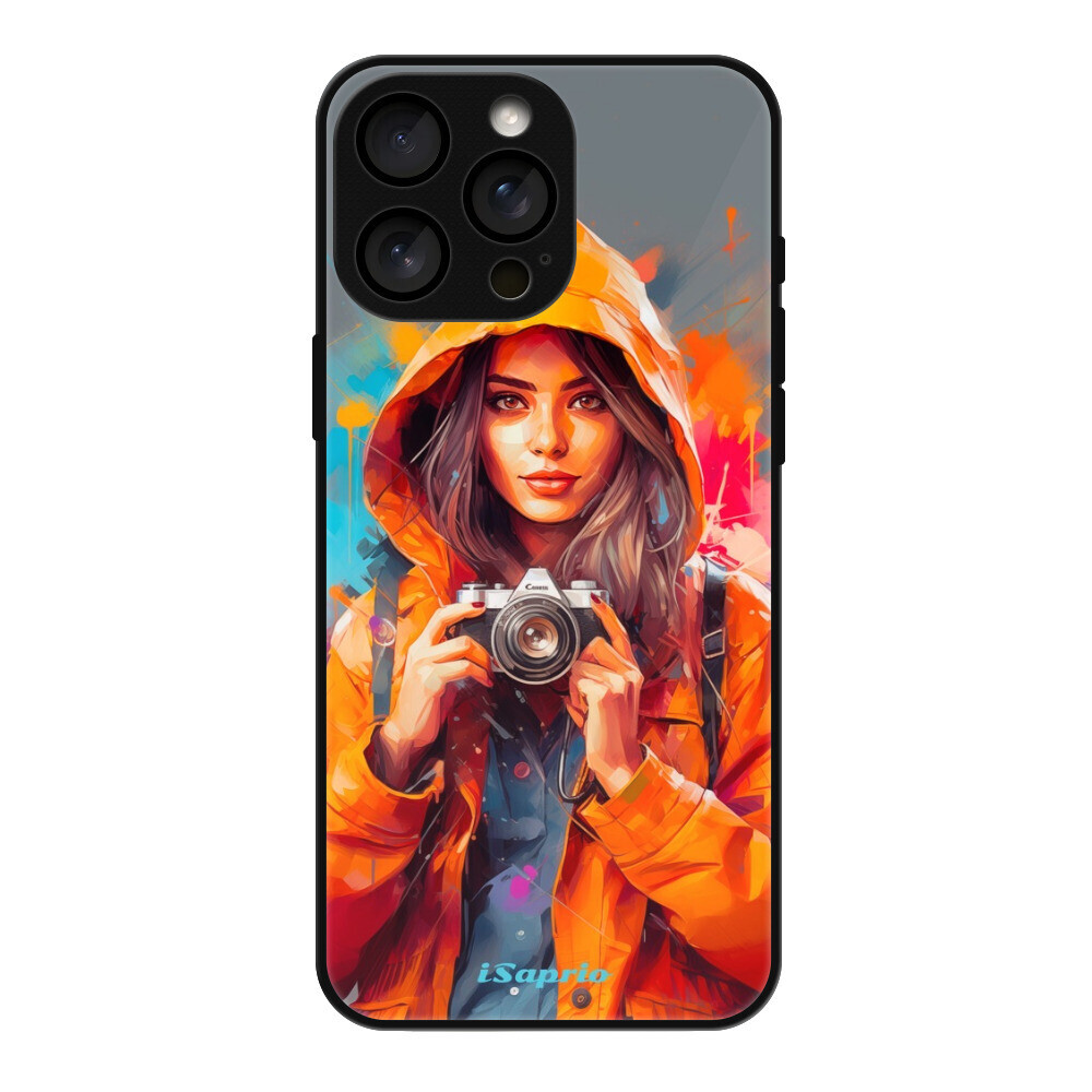 Lesklé puzdro MagSafe iSaprio - Girl with Camera - iPhone 16 Pro Max