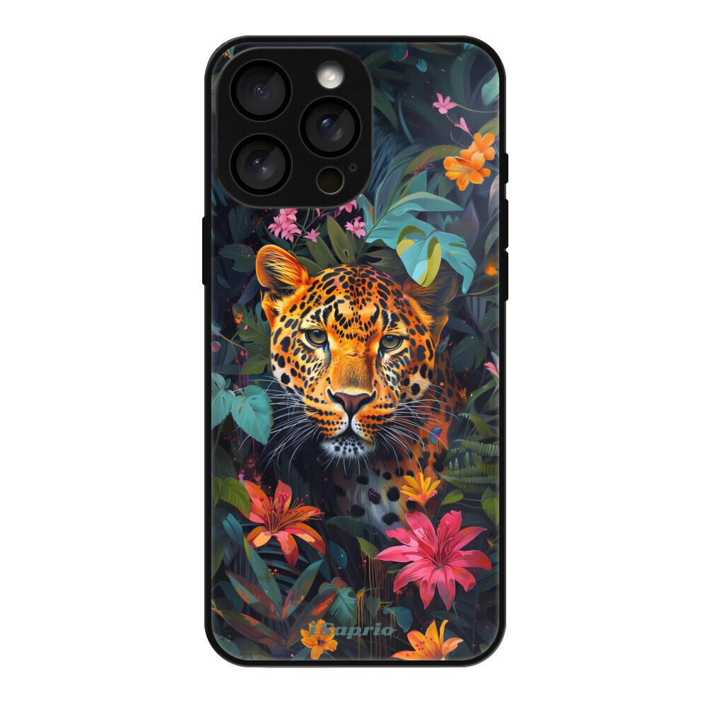 Lesklé puzdro MagSafe iSaprio - Flower Jaguar - iPhone 16 Pro Max