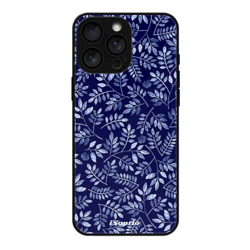Lesklé puzdro MagSafe iSaprio - Blue Leaves 05 - iPhone 16 Pro Max
