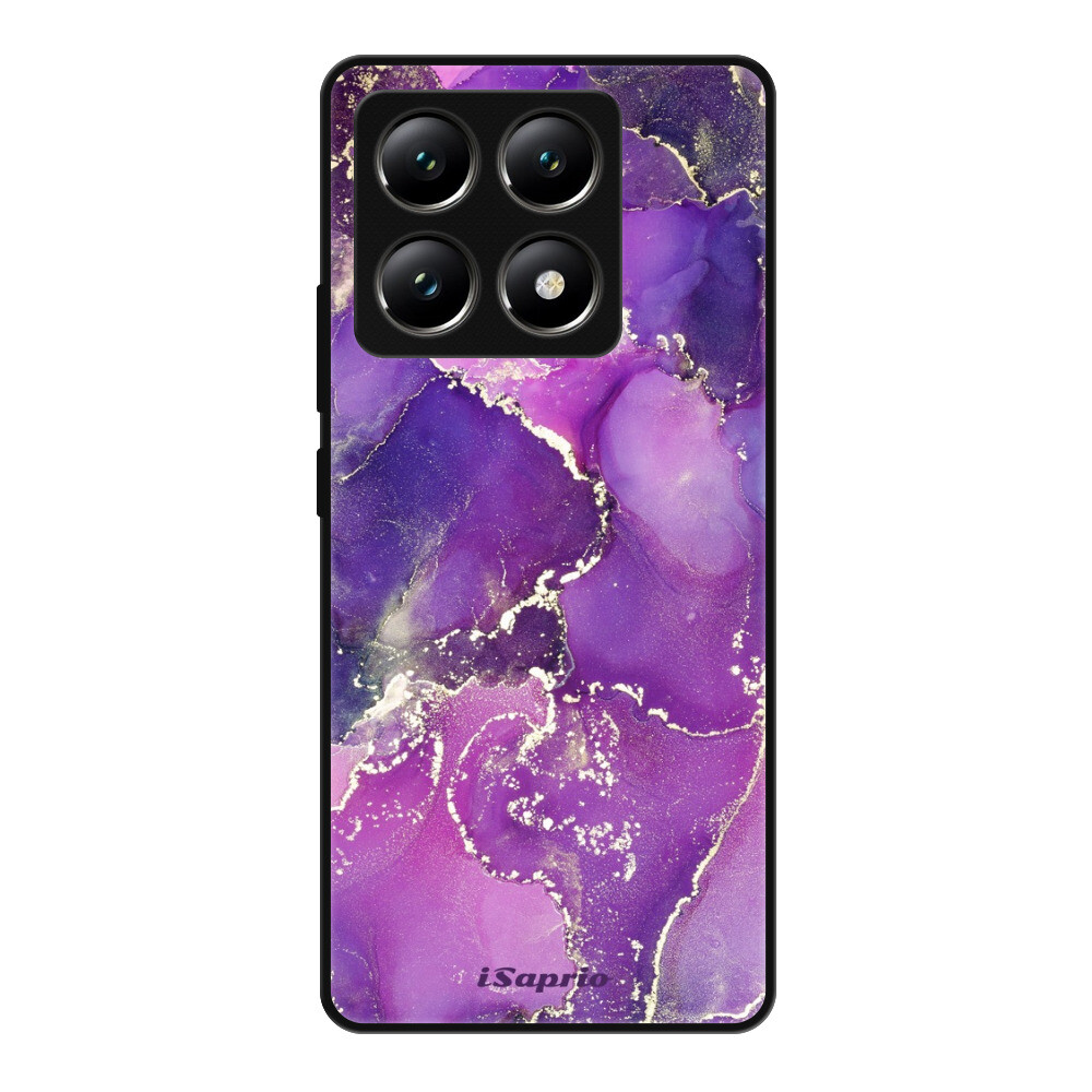 Lesklé puzdro Exclusive iSaprio - Purple Marble 10 - Xiaomi 14T