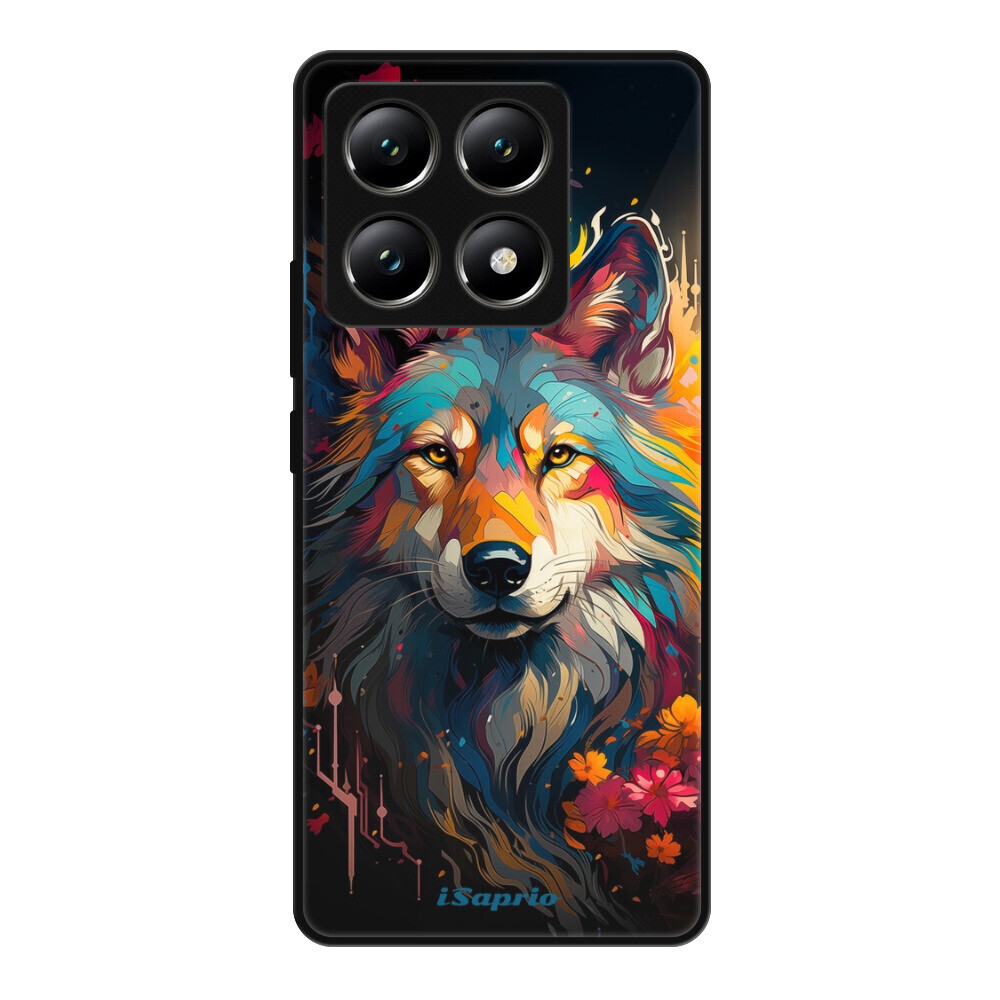 Lesklé puzdro Exclusive iSaprio - Mysterious Wolf - Xiaomi 14T