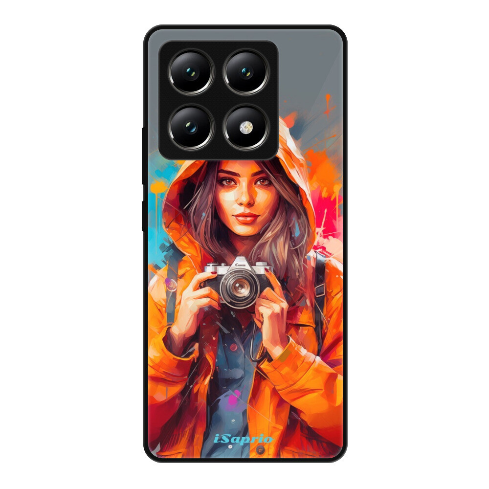 Lesklé puzdro Exclusive iSaprio - Girl with Camera - Xiaomi 14T