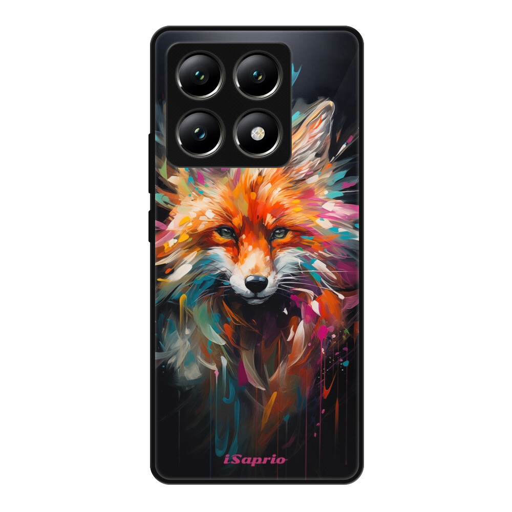 Lesklé puzdro Exclusive iSaprio - Neon Fox - Xiaomi 14T