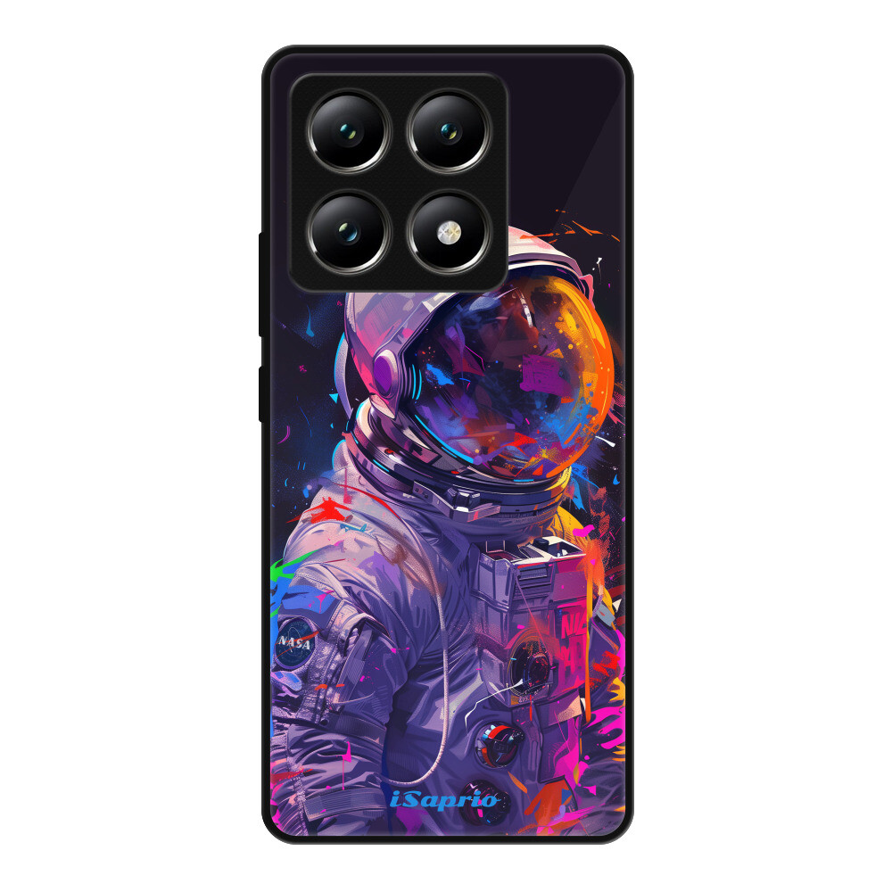 Lesklé puzdro Exclusive iSaprio - Neon Astronaut - Xiaomi 14T