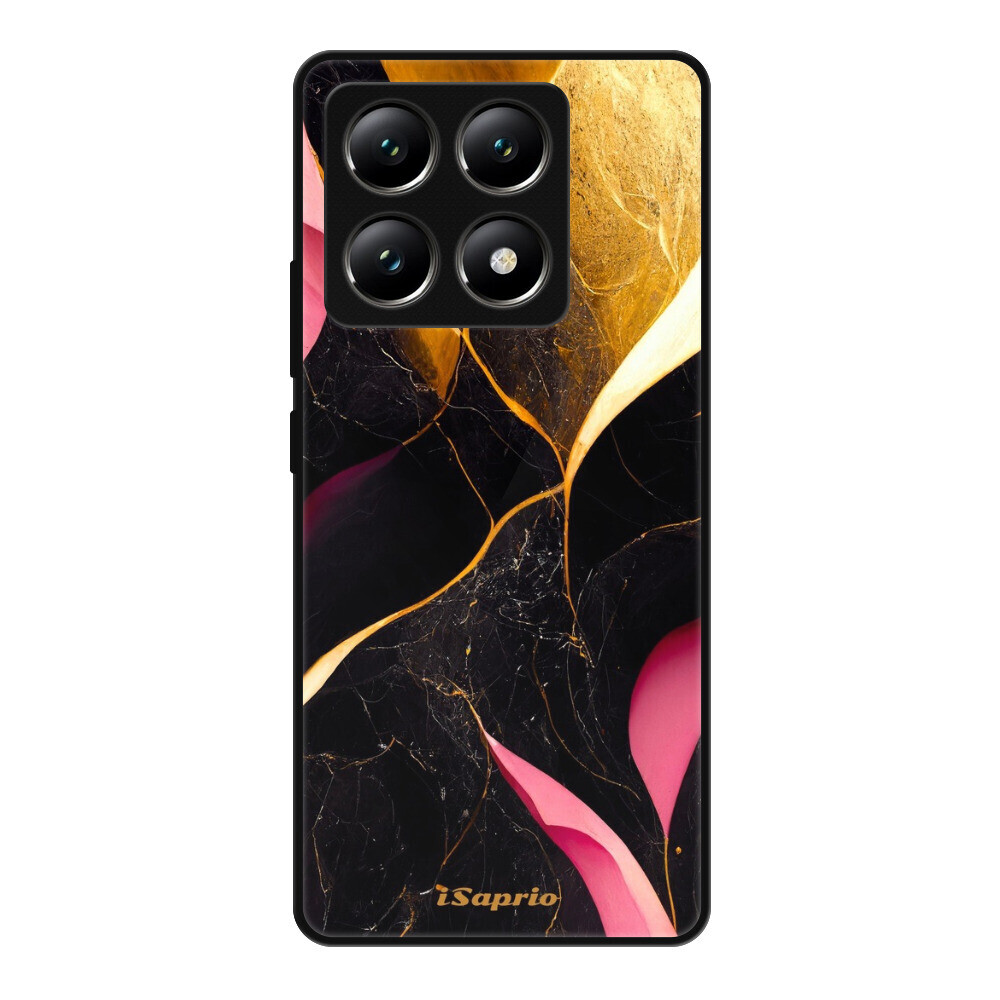 Lesklé puzdro Exclusive iSaprio - Gold Pink Marble - Xiaomi 14T