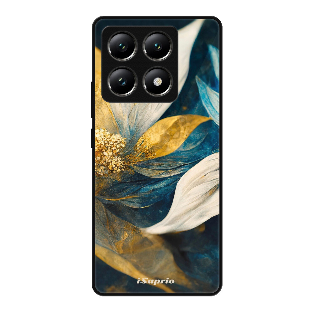 Lesklé puzdro Exclusive iSaprio - Gold Petals - Xiaomi 14T