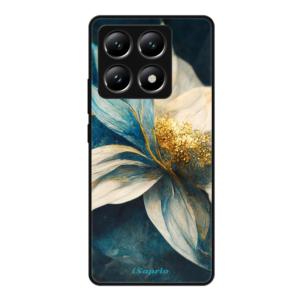 Lesklé puzdro Exclusive iSaprio - Blue Petals - Xiaomi 14T