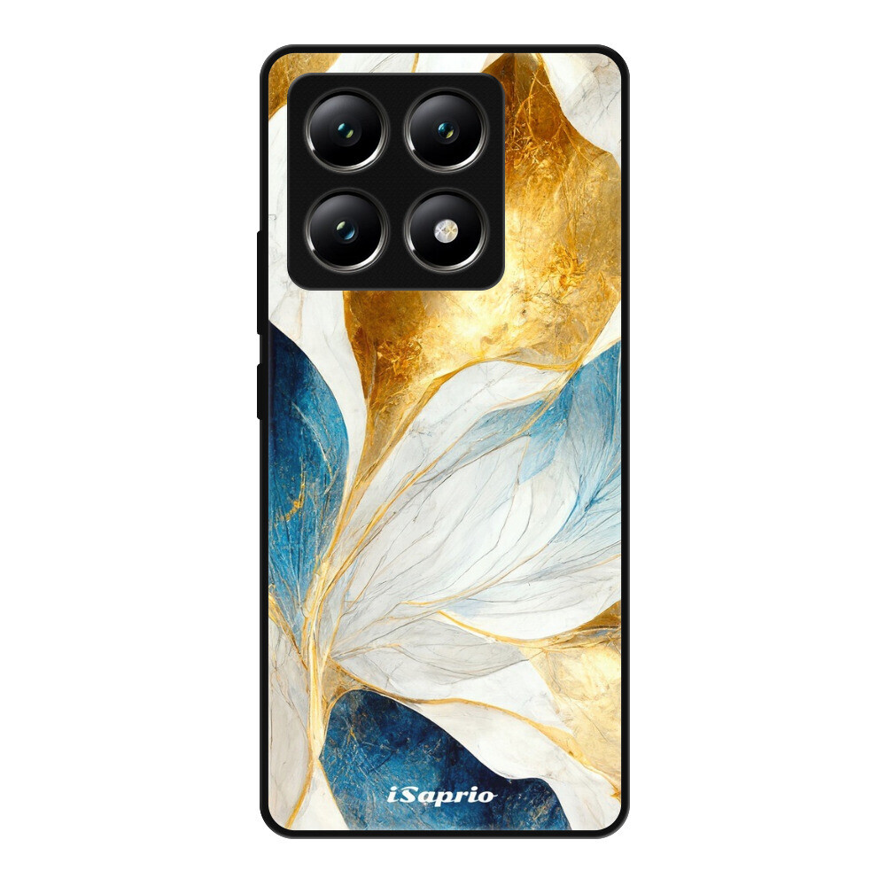 Lesklé puzdro Exclusive iSaprio - Blue Leaves - Xiaomi 14T