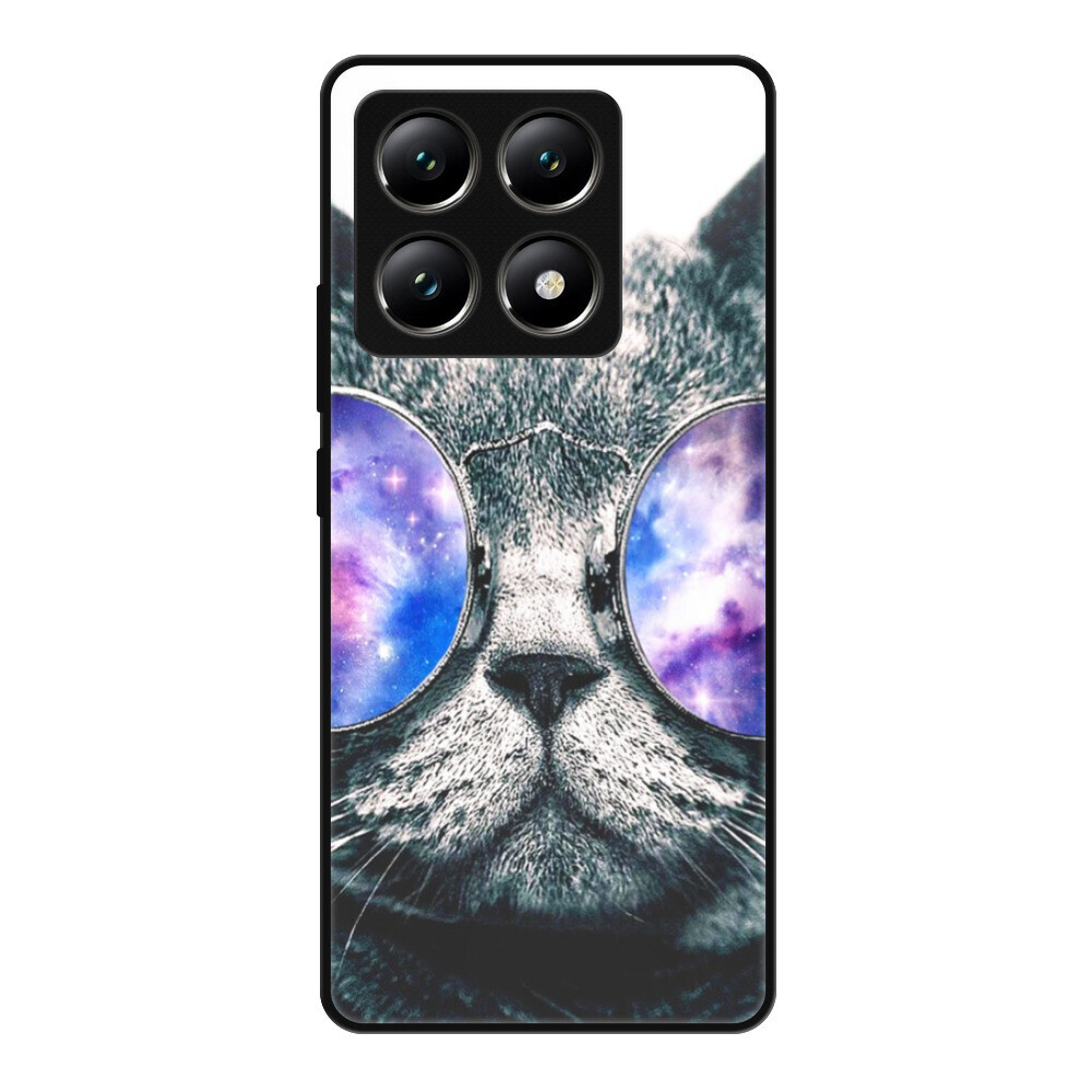 Lesklé puzdro Exclusive iSaprio - Galaxy Cat - Xiaomi 14T