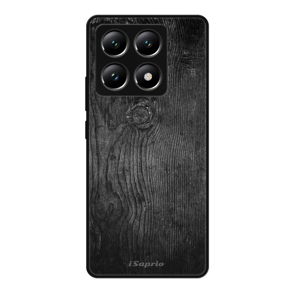 Lesklé puzdro Exclusive iSaprio - Black Wood 13 - Xiaomi 14T
