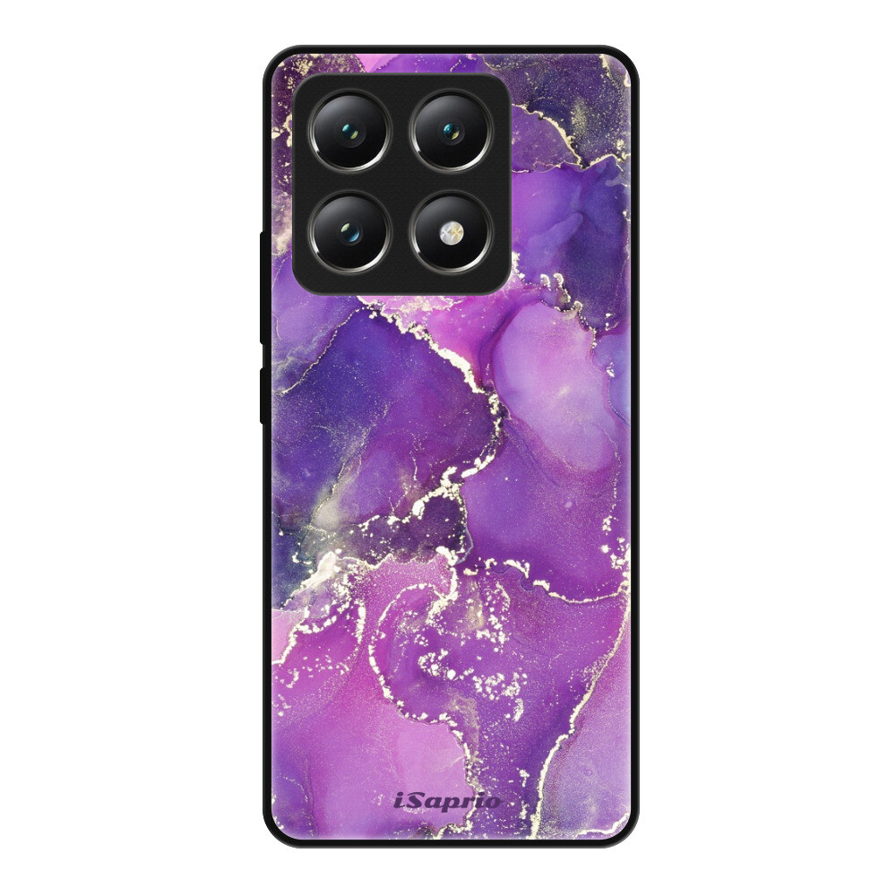Lesklé puzdro Exclusive iSaprio - Purple Marble 10 - Xiaomi 14T Pro