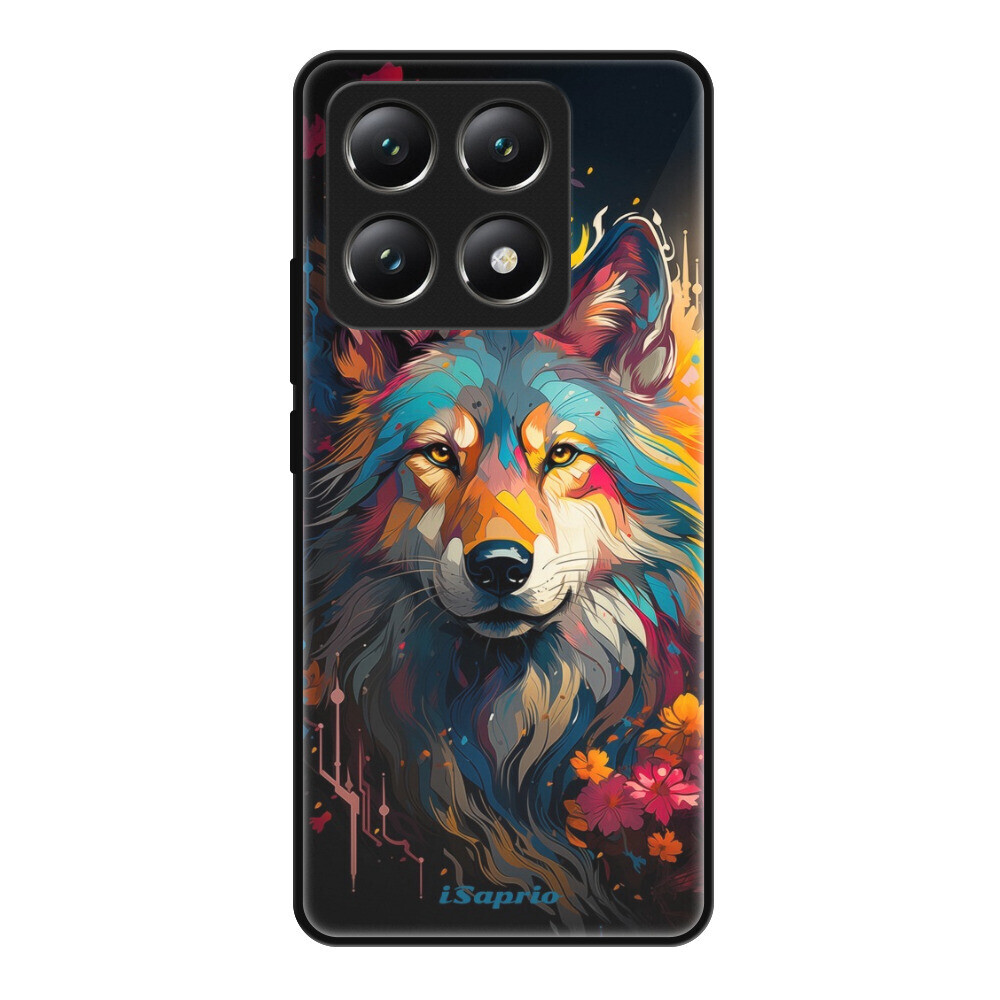 Lesklé puzdro Exclusive iSaprio - Mysterious Wolf - Xiaomi 14T Pro