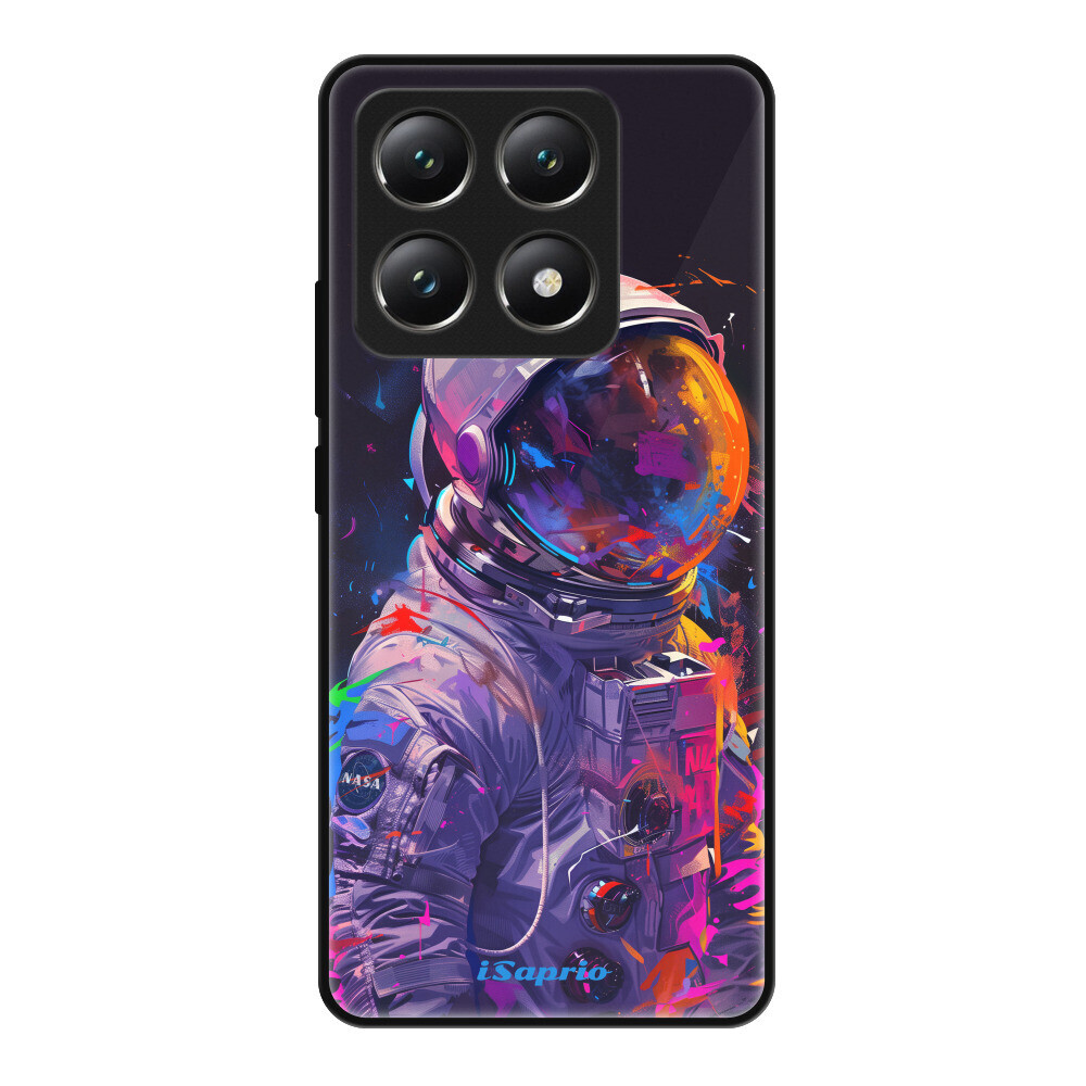 Lesklé puzdro Exclusive iSaprio - Neon Astronaut - Xiaomi 14T Pro