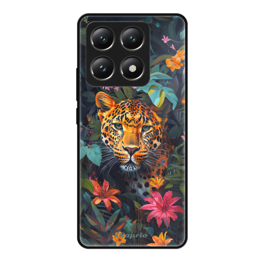 Lesklé puzdro Exclusive iSaprio - Flower Jaguar - Xiaomi 14T Pro