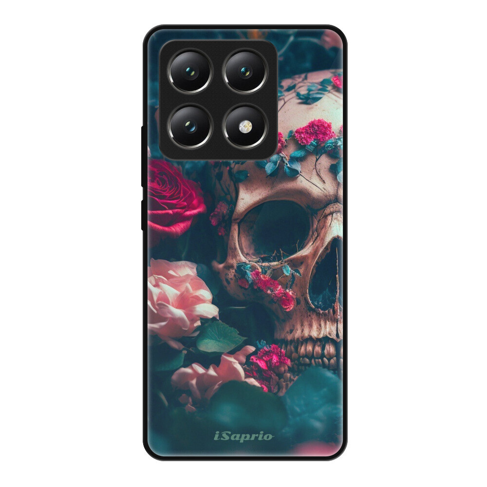 Lesklé puzdro Exclusive iSaprio - Skull in Roses - Xiaomi 14T Pro