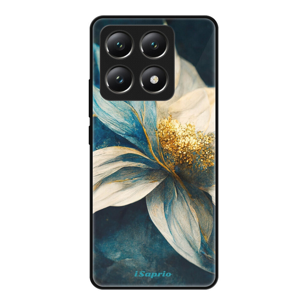 Lesklé puzdro Exclusive iSaprio - Blue Petals - Xiaomi 14T Pro