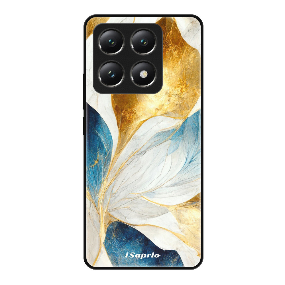 Lesklé puzdro Exclusive iSaprio - Blue Leaves - Xiaomi 14T Pro