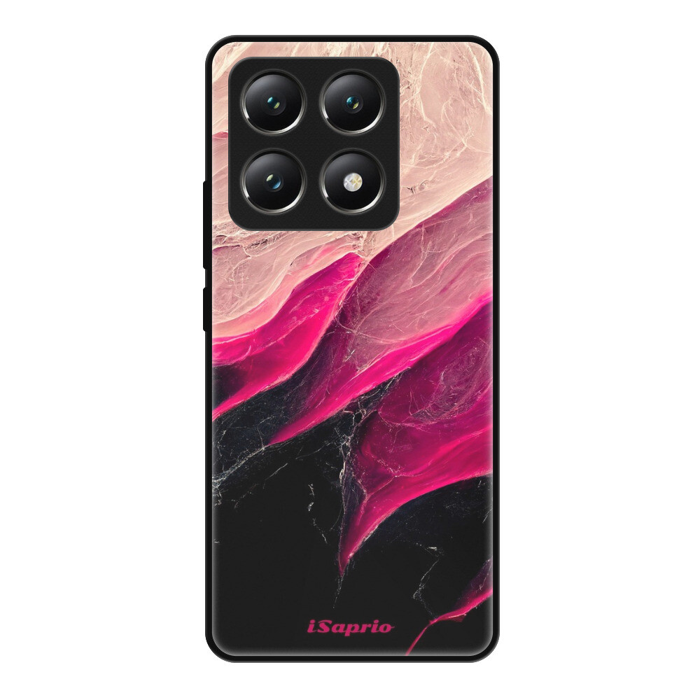 Lesklé puzdro Exclusive iSaprio - Black and Pink - Xiaomi 14T Pro