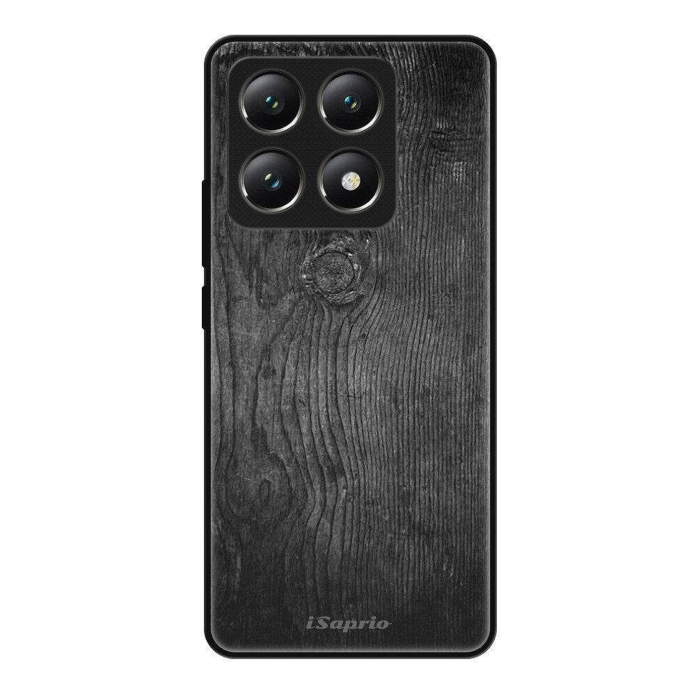 Lesklé puzdro Exclusive iSaprio - Black Wood 13 - Xiaomi 14T Pro