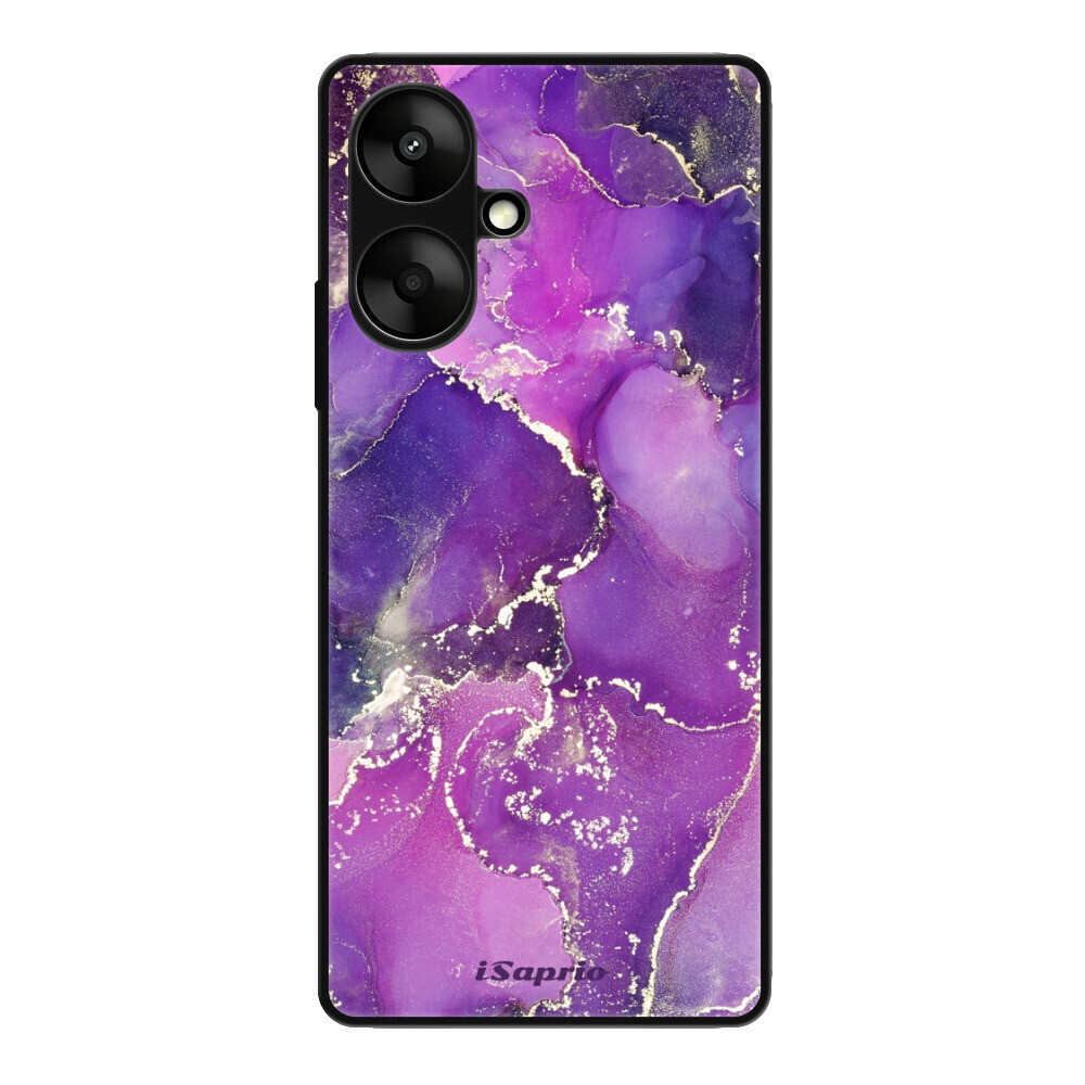 Lesklé puzdro Exclusive iSaprio - Purple Marble 10 - Xiaomi Redmi 13C 5G