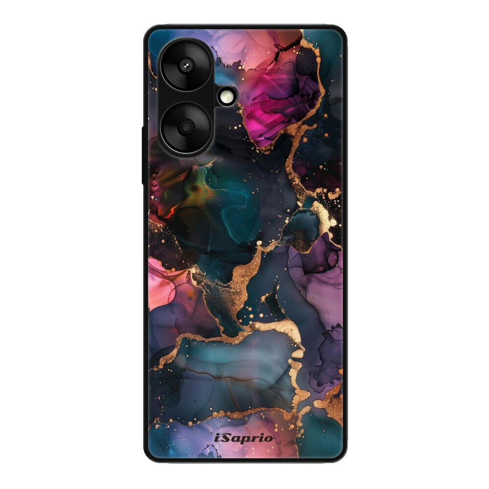 Lesklé puzdro Exclusive iSaprio - Dark Marble 10 - Xiaomi Redmi 13C 5G