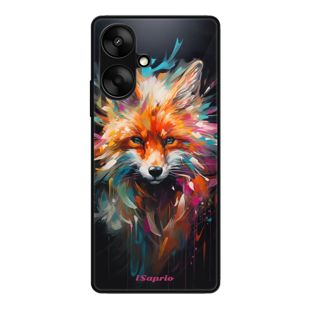 Lesklé puzdro Exclusive iSaprio - Neon Fox - Xiaomi Redmi 13C 5G