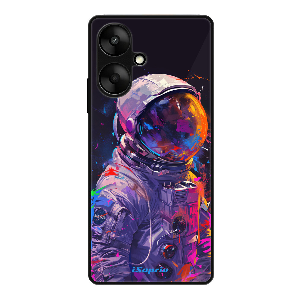 Lesklé puzdro Exclusive iSaprio - Neon Astronaut - Xiaomi Redmi 13C 5G