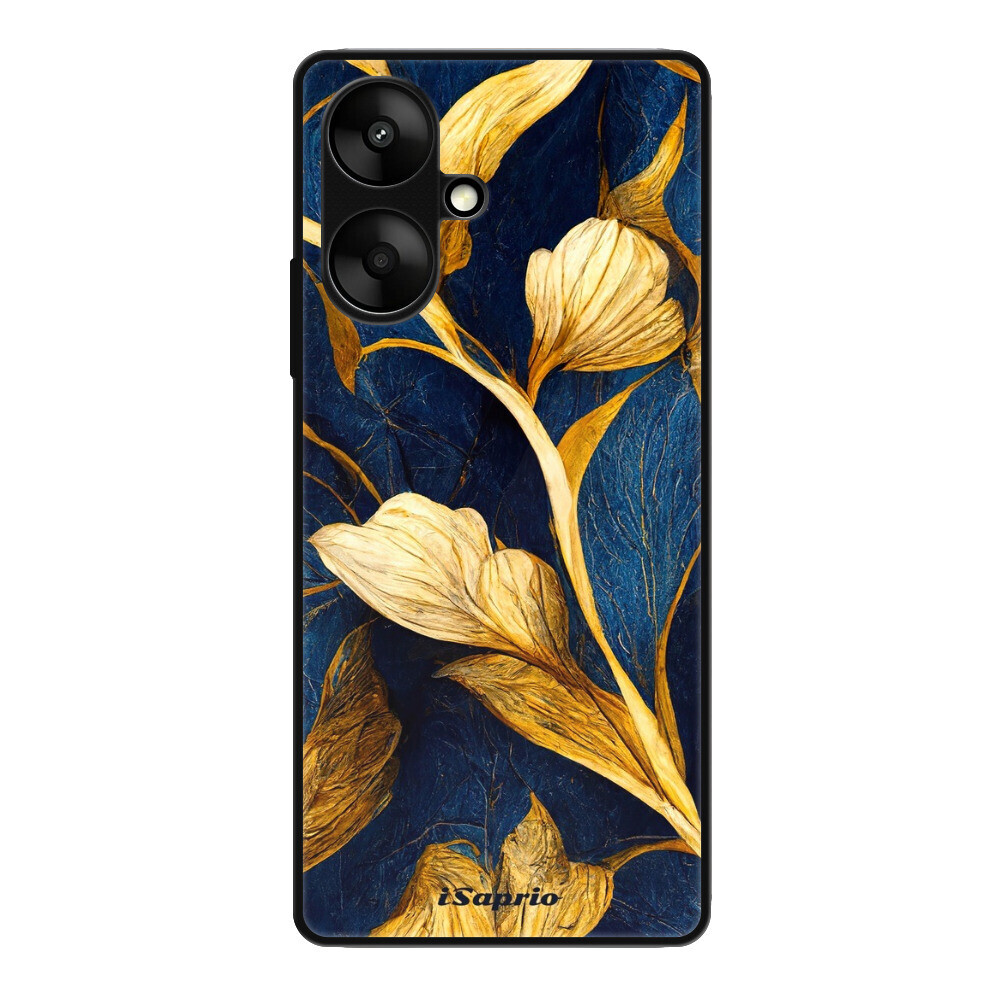 Lesklé puzdro Exclusive iSaprio - Gold Leaves - Xiaomi Redmi 13C 5G