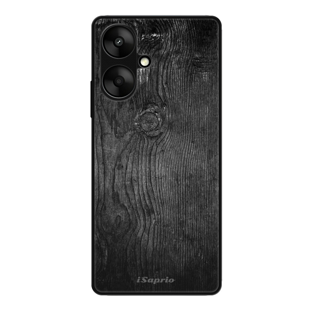 Lesklé puzdro Exclusive iSaprio - Black Wood 13 - Xiaomi Redmi 13C 5G