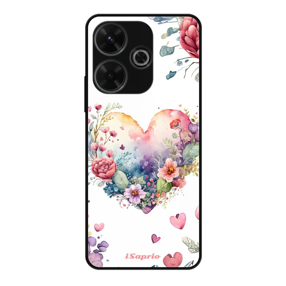 Lesklé puzdro Exclusive iSaprio - Floral Heart - Xiaomi Redmi 13