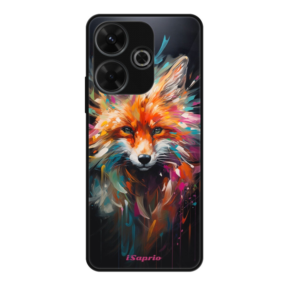 Lesklé puzdro Exclusive iSaprio - Neon Fox - Xiaomi Redmi 13